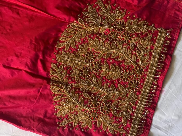 Bridal Outfit Aari Work Design