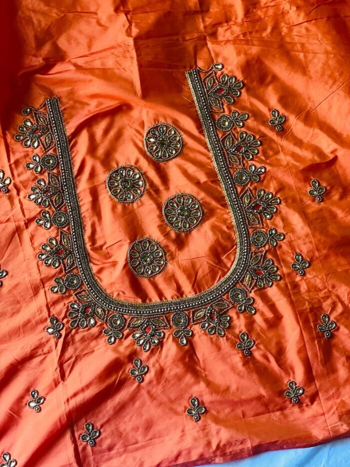 Bridal Outfit Aari work design - Image 2