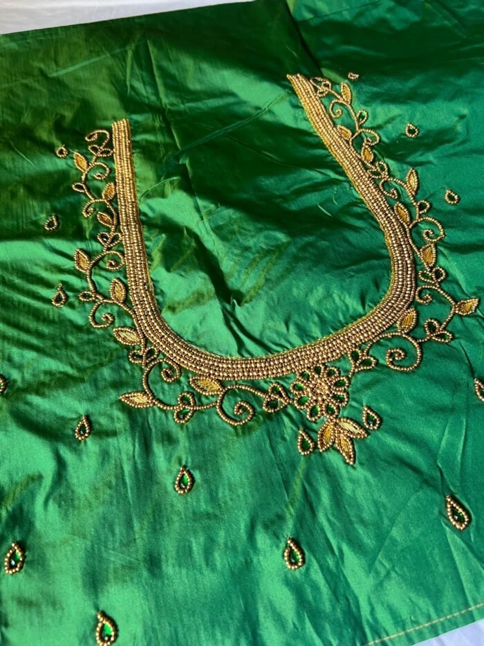 Bridal Outfit Aari Work Design - Image 2