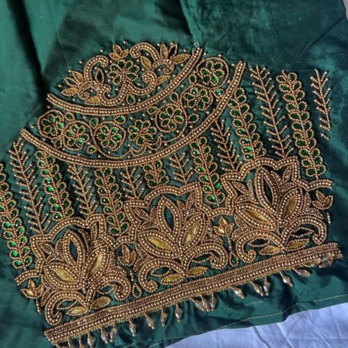 Bridal Outfit Aari Work Design