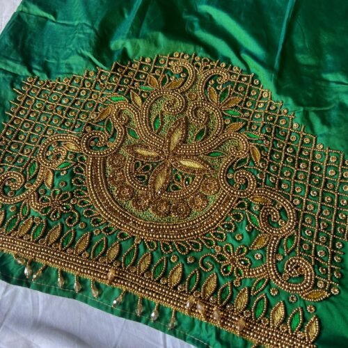Bridal Outfit Aari Work Design